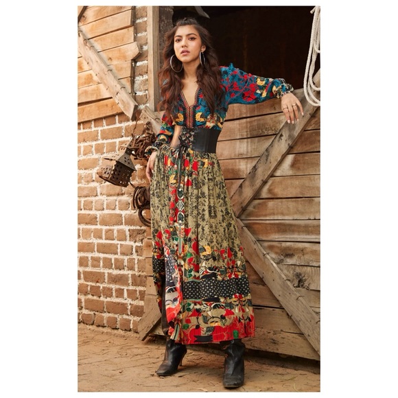 Bhanuni By Jyoti Dresses & Skirts - NWOT Anthropologie Bhanuni By Jyoti Patterned Maxi Dress  Size Small